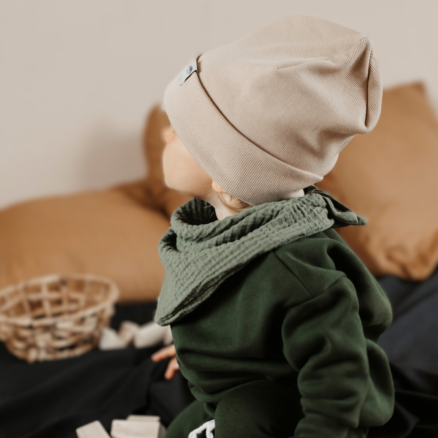 Bio-Rib-Beanie im Partnerlook