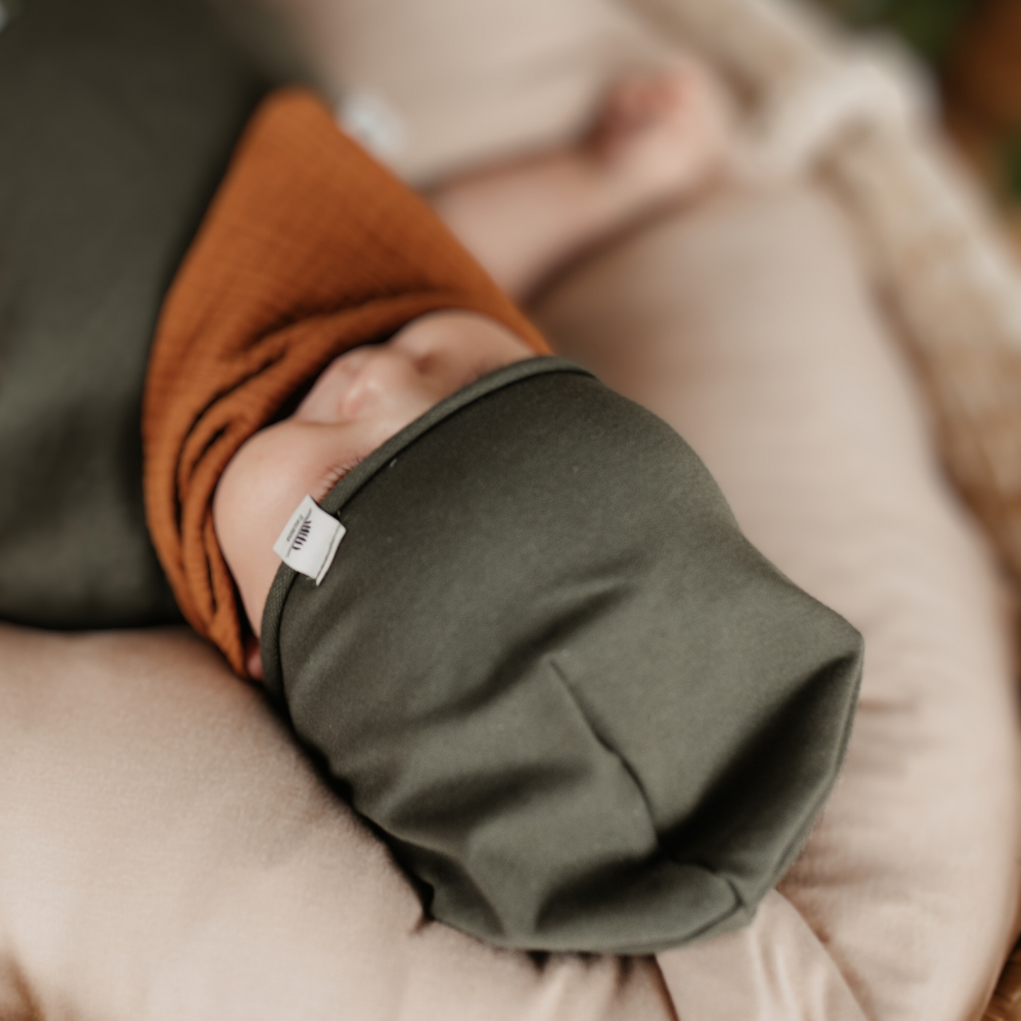 Organic Roll-up Beanie für Baby und Kleinkind
