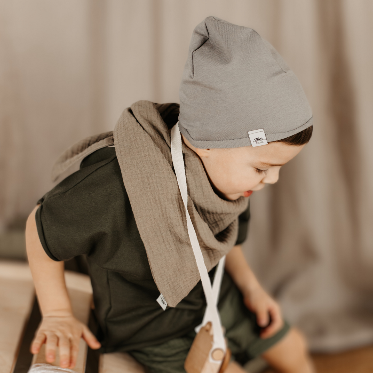 Organic Roll-up Beanie für Baby und Kleinkind