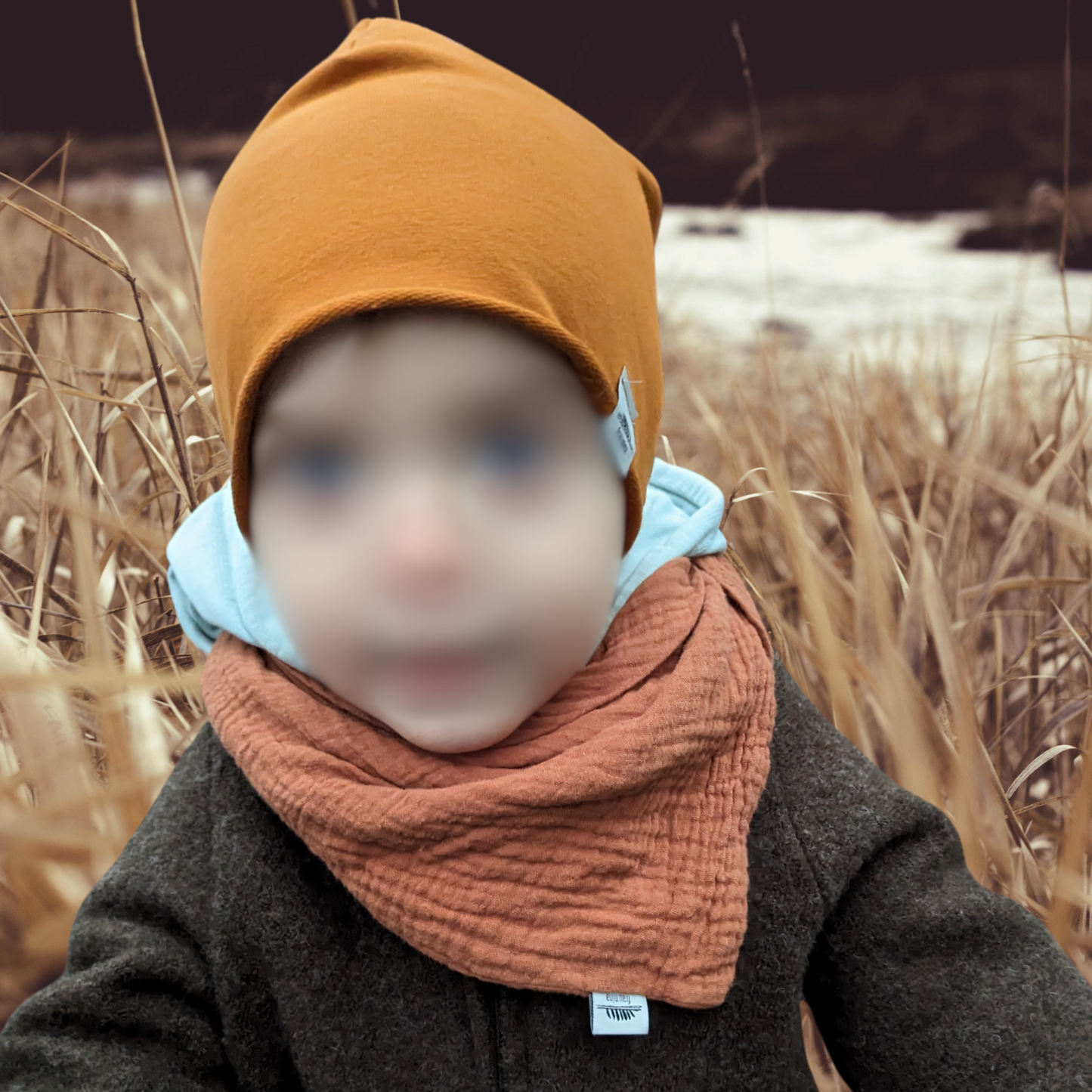 Organic Roll-up Beanie für Baby und Kleinkind
