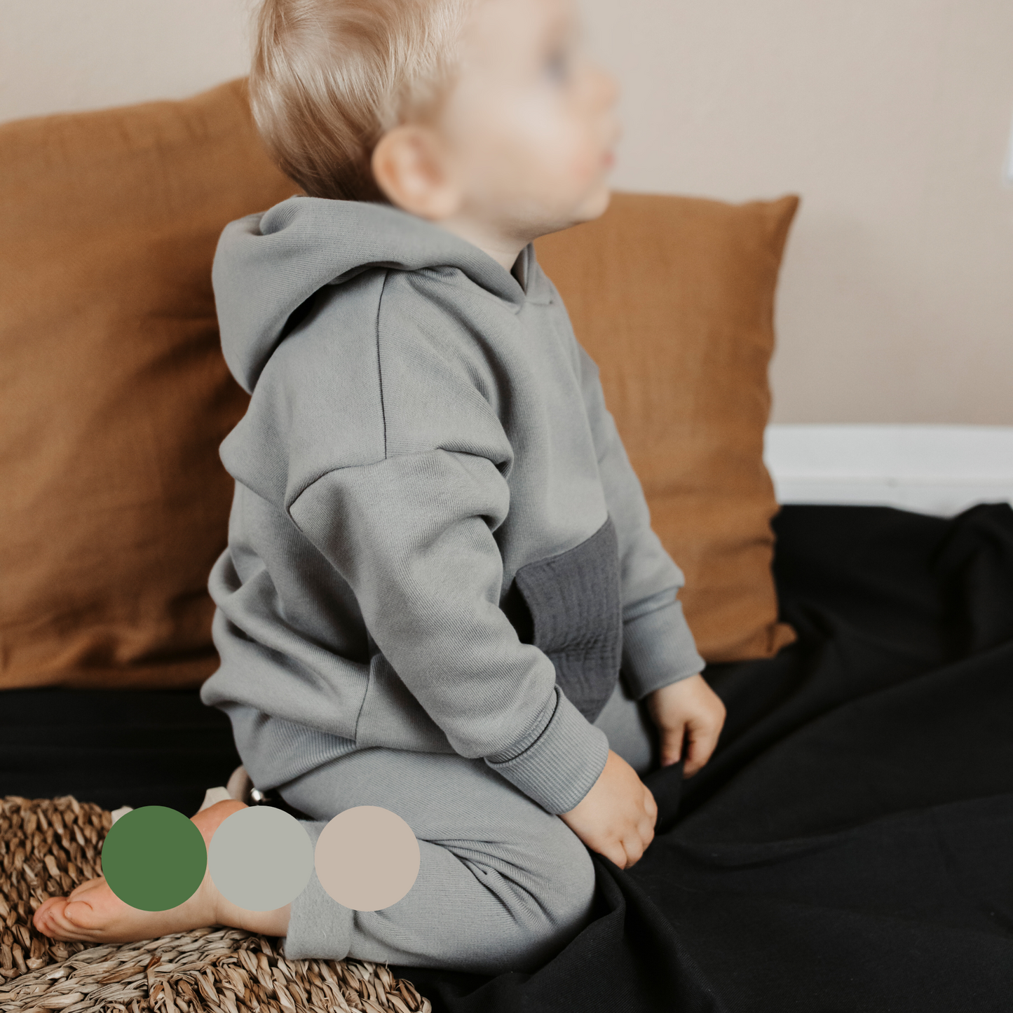 Hoodie aus weichem Bio-Sweatstoff