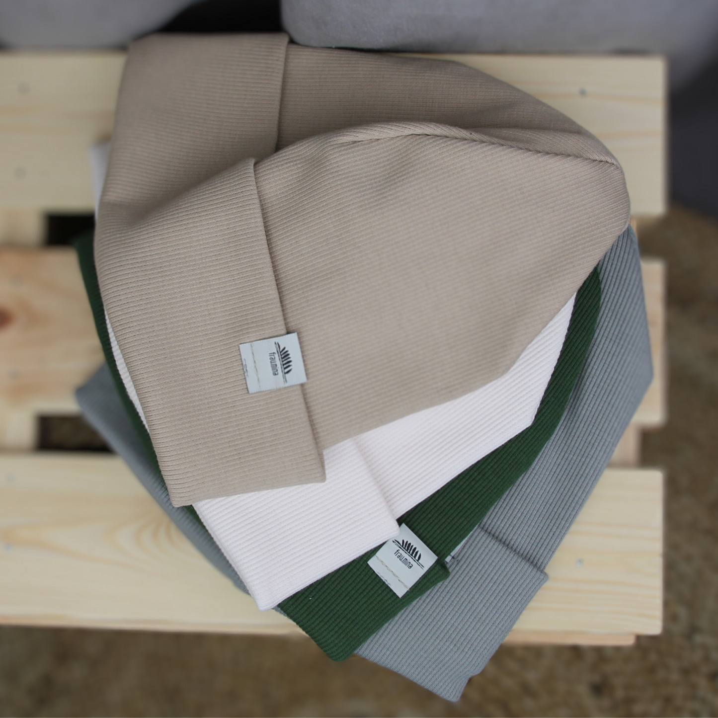 Bio-Rib-Beanie im Partnerlook